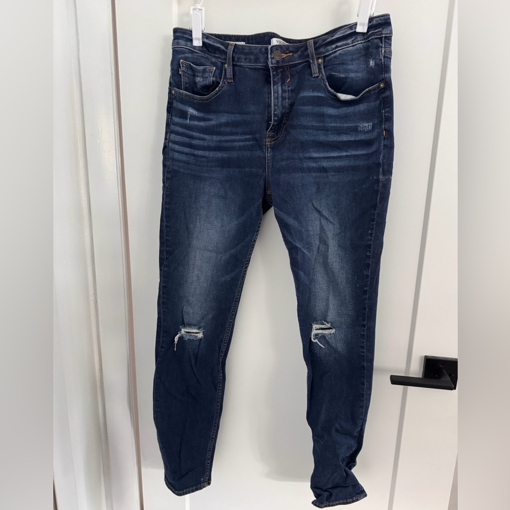 Vigoss Women's Blue Distressed Jeans